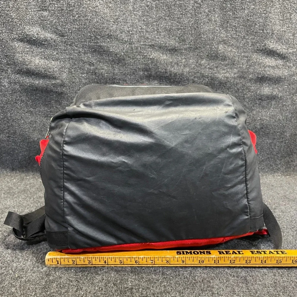 Nike BZ9203 Black Red Bat Holders Equipment Bag Diamond Elite Baseball Backpack